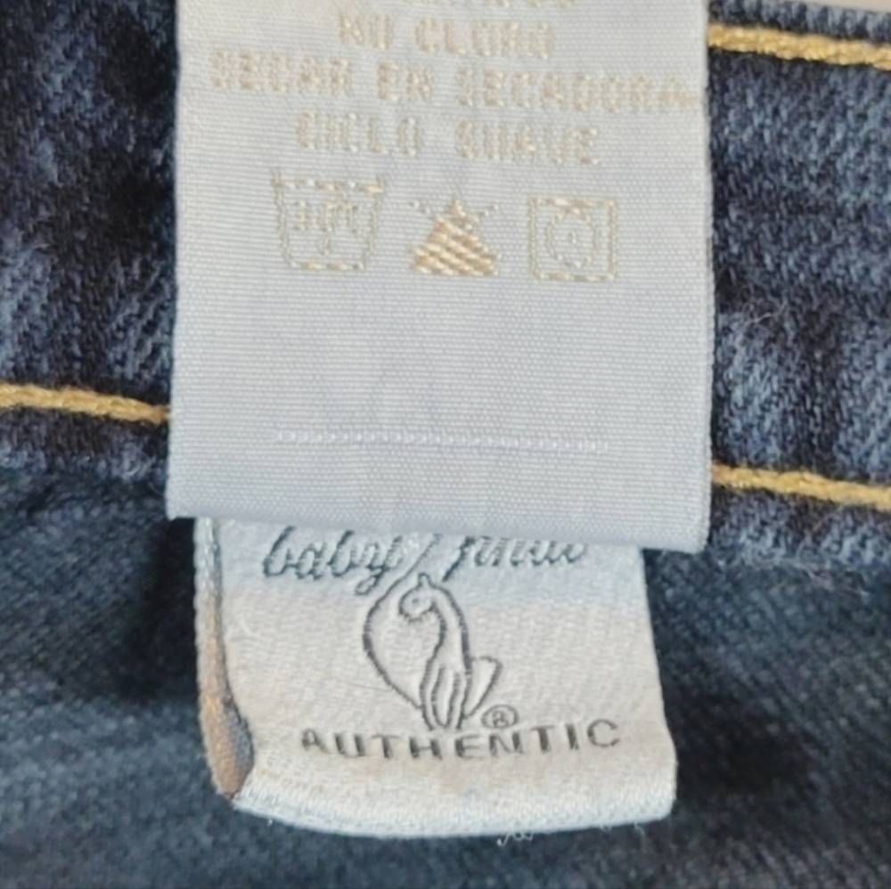 BABY PHAT Vintage Wide Leg Flare Blue Jeans Juniors Size 3 - Picture 8 of 9